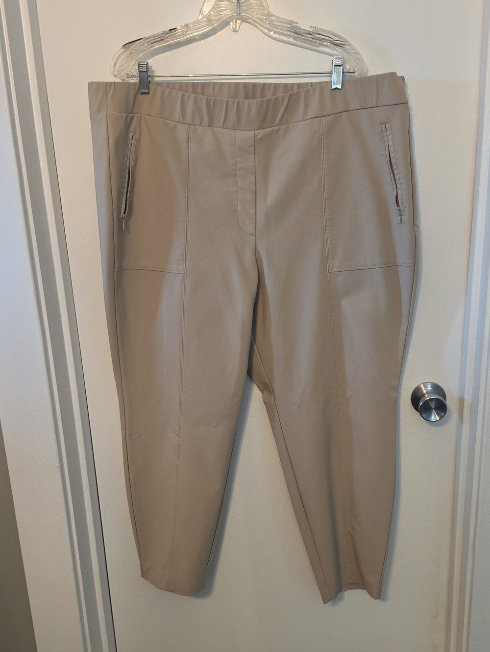 Lane Bryant Pull-On Pants in Light Beige